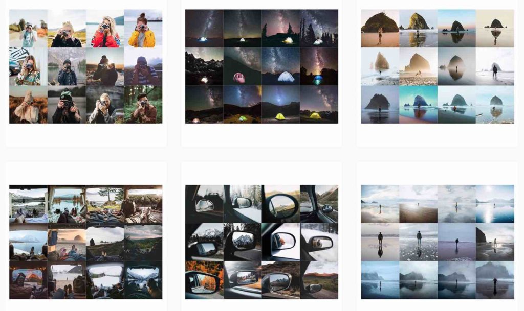Exemple du compte @insta_repeat