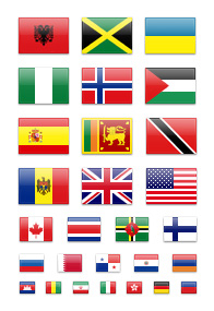 Icones drapeaux gratuites