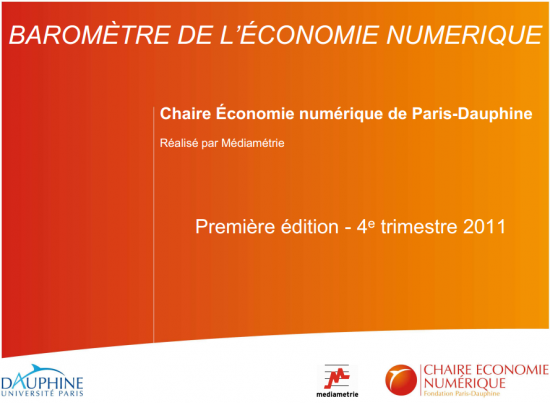 Baromètre de l'économie numérique, Paris Dauphine