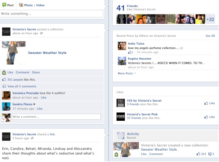 Exemple bouton Facebook want newsfeed