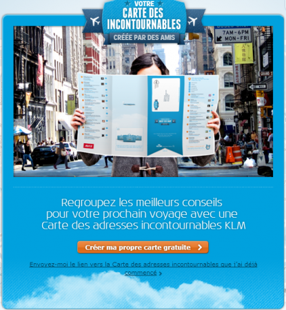 Carte touristique personnalisée et sociale vue par KML