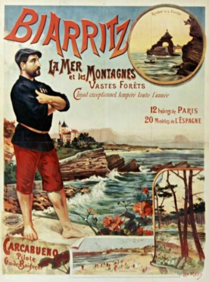 Biarritz. La mer et les montagnes. (1887)