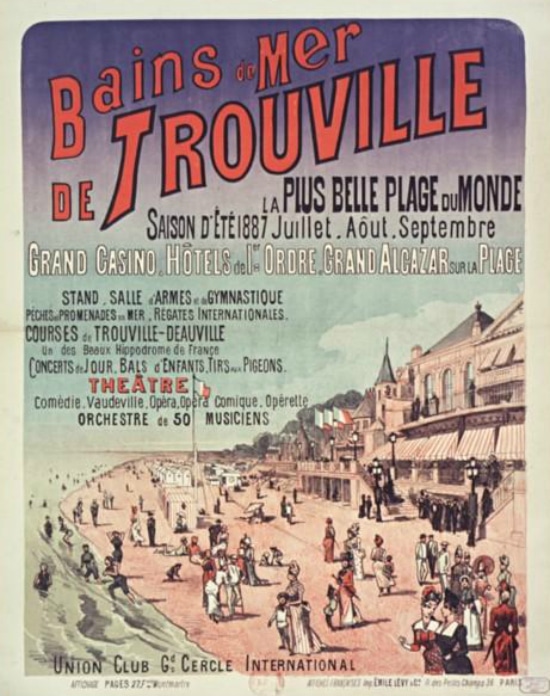 Trouville, la plus belle plage du monde (1887)