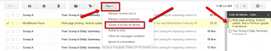 Gestion des tâches dans Gmail