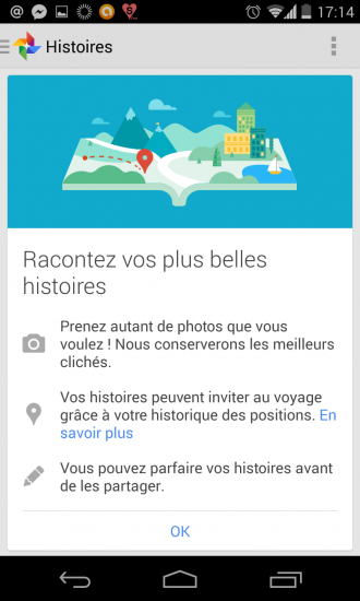 Google Plus Histoires