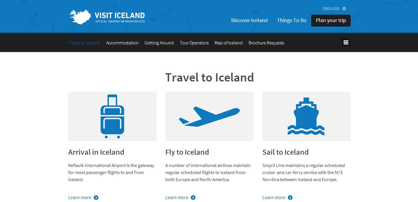 site officiel islande