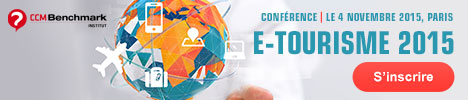 S'inscrire à la conférence Benchmark "etourisme 2015'