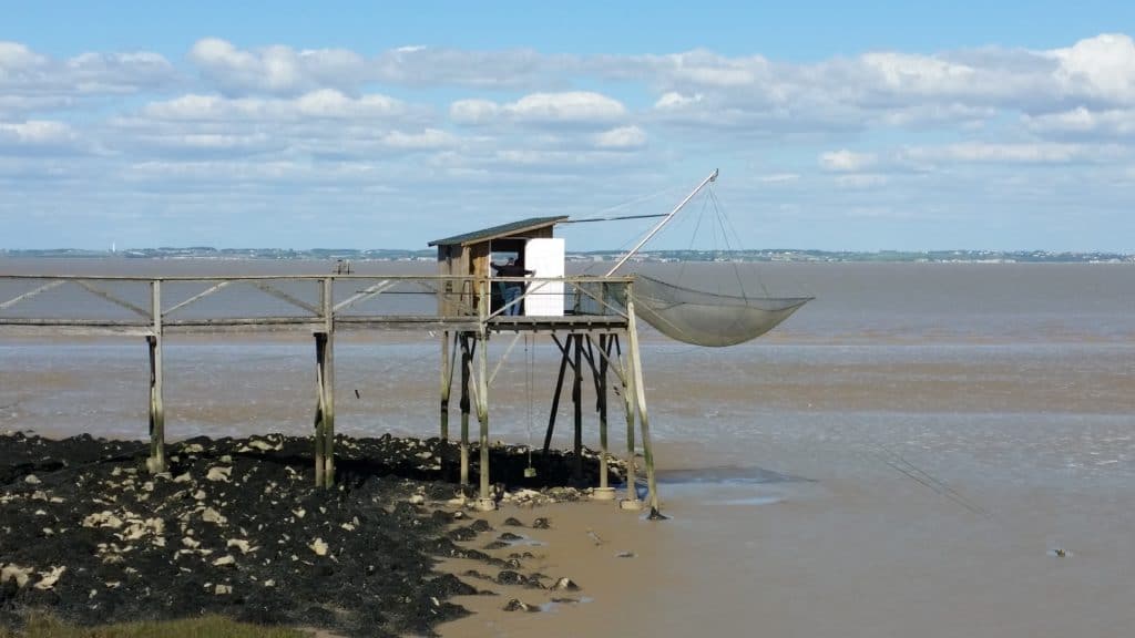 Carrelet sur la Garonne