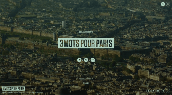 3 mots pour Paris