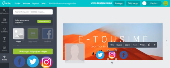 Canva - insertion d'images