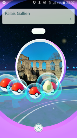 Le PokeStop du Palais Gallien à Bordeaux