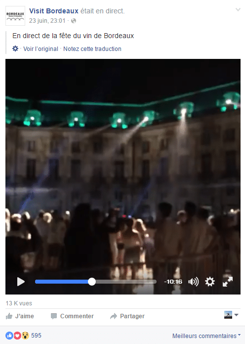 Spectacle son & lumière de Bordeaux Fête le Vin