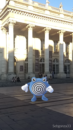 Le Grand Théâtre de Bordeaux et son Pokémon