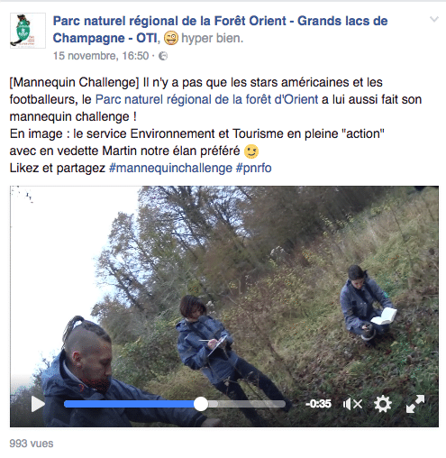 Page Facebook PNR de la Forêt d'Orient