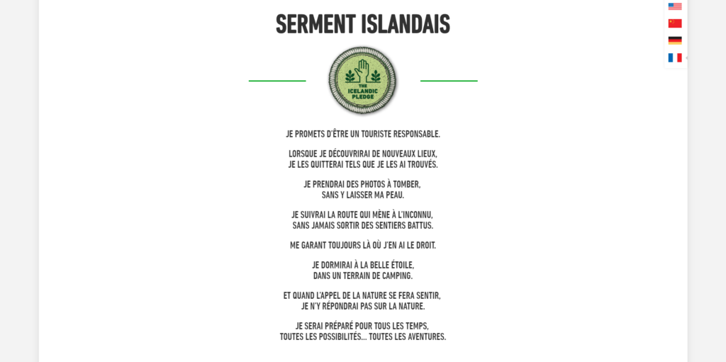 Serment islandais