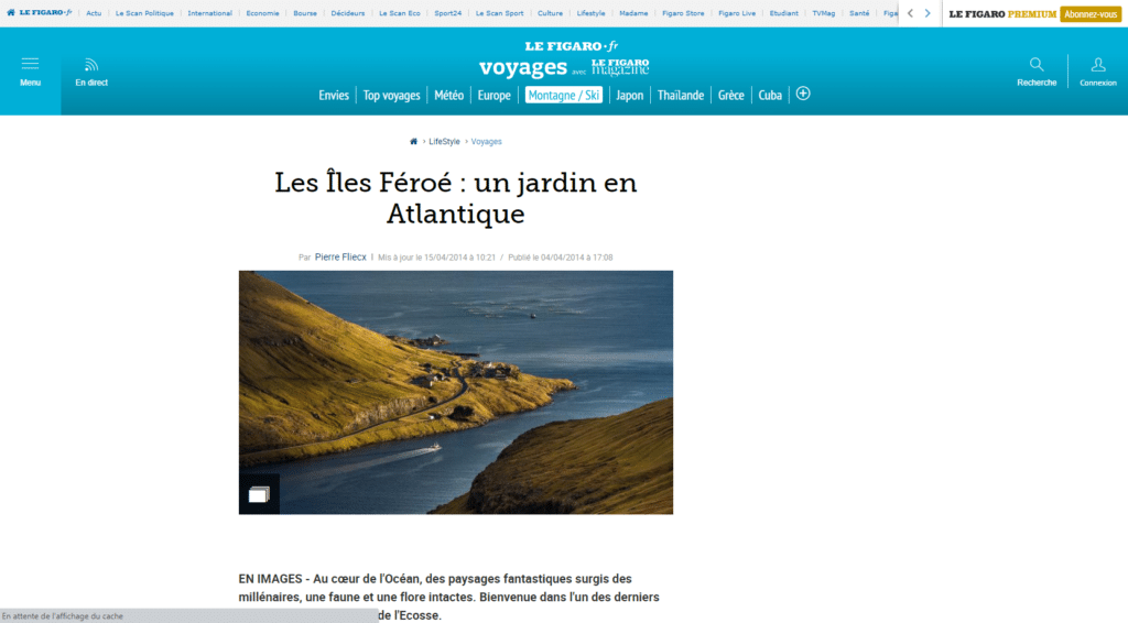 Les Îles Féroé vues par le Figaro