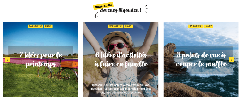 les articles d'inspiration de la destination pays bigouden