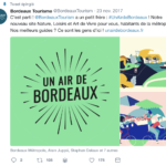 publication facebook informant de la sortie du site un air de bordeaux