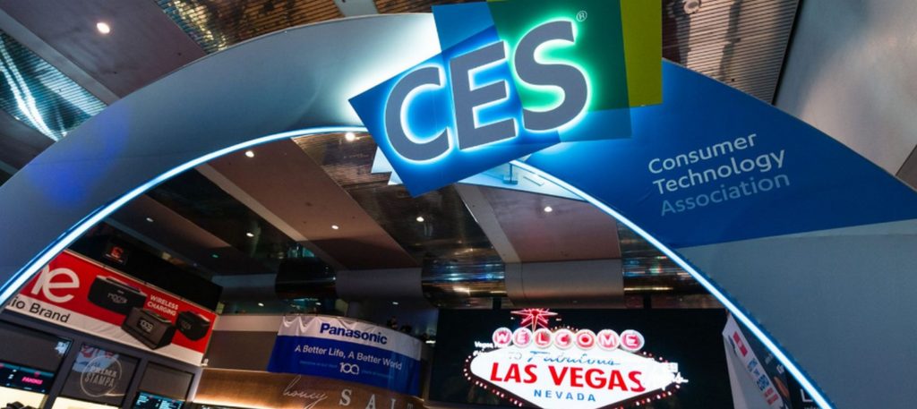 Hall entree du CES de Las Vegas 2020 : le plus grand salon des innovations technologiques du monde