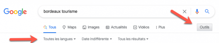 La recherche avancée sur Google