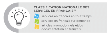 Salut Canada - classification nationale des services en français