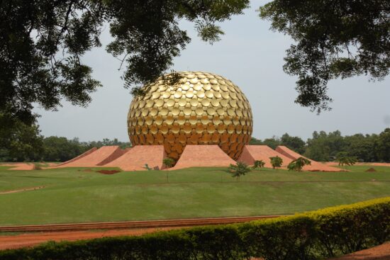 Auroville - point de vue sur le Matrimandir