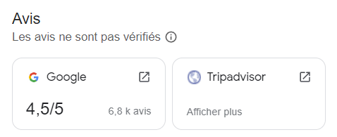 Avis google